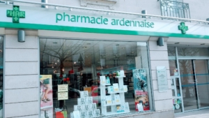 Vitrine de la Pharmacie Ardennaise